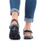 Sandale piele naturala dama bej Rieker relax confort 68851-60-Bej