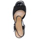 Sandale piele naturala dama negru Epica toc mediu JI1L490-M316-Y540CT-01-Z-Negru