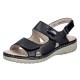 Sandale piele naturala dama negru Rieker relax confort 60462-00-Negru