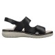 Sandale piele naturala dama negru Rieker relax confort 60462-00-Negru