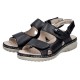 Sandale piele naturala dama negru Rieker relax confort 60462-00-Negru