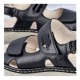 Sandale piele naturala dama negru Rieker relax confort 60462-00-Negru