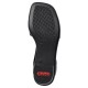 Sandale piele naturala dama negru Rieker toc mic 62662-01-Negru
