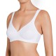 Sutien fara armatura alb Triumph bumbac Elegant-Cotton-N-10100175-Alb