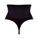 Tanga dama modelator cu talie inalta negru Mitex bumbac Iga-String-Negru