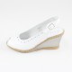 Sandale piele naturala dama alb Walk in the city 7250-2472-Bianco