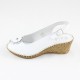 Sandale piele naturala dama alb Walk in the city 8103-2205-Bianco