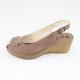 Sandale piele naturala dama maro Walk in the city 8103-2205-Canapa