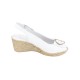 Sandale piele naturala dama alb Walk in the city 9011-1553-Bianco