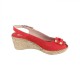 Sandale piele naturala dama rosu Walk in the city 9011-3123-Rosso